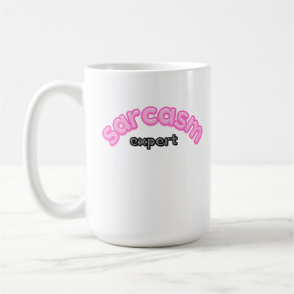 Sarcasm Expert Funny Coffee Mugg | Witty & Sassy G
