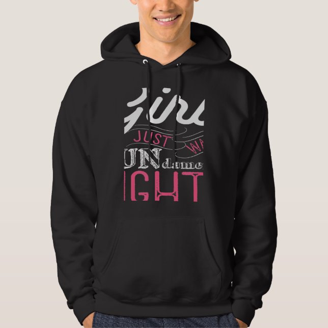 Sarcasm Feminism Women's Rights Quote Feminist Equ Hoodie (Framsida)