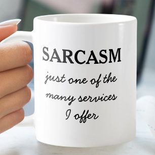 Sarcasm Funny Quote Kaffemugg