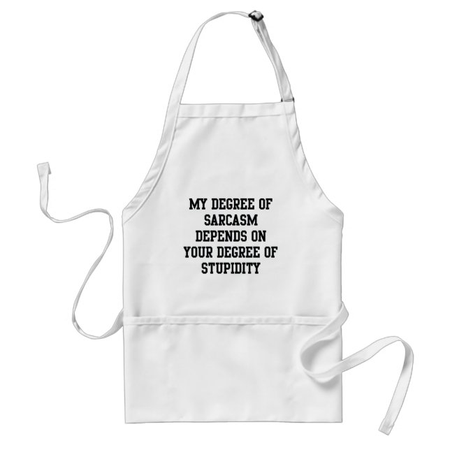 Sarcasm-grad Förkläde (Framsidan)