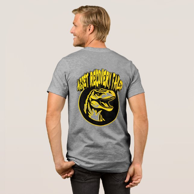 Sarcasm Jurassic Dinosaur T-Rex T-shirt (Baksida full)