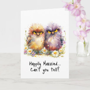 Sarcasm-kort för grumpy Birds-firman Kort