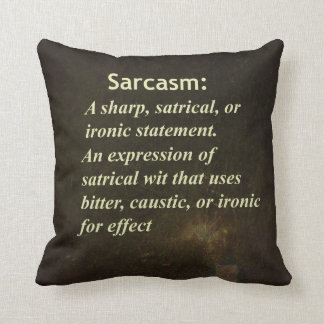 Sarcasm Kudde