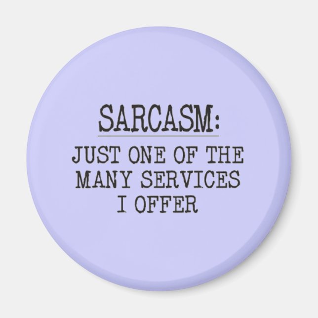 Sarcasm Magnet (Framsidan)