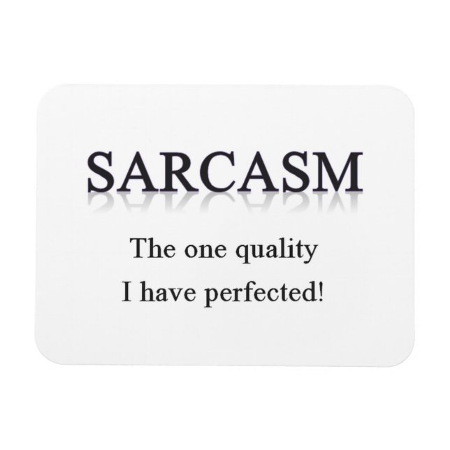 Sarcasm Magnet (Horisontell)