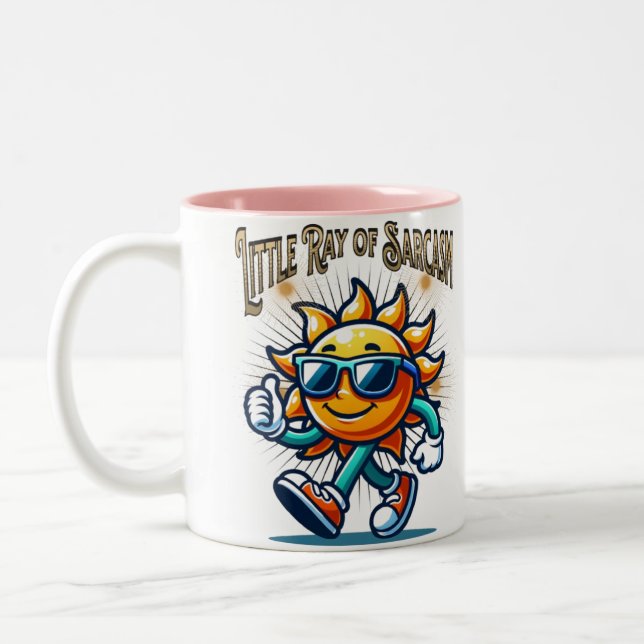 Sarcasm Mugg Little Ray | Funny Coffee Kopp (Vänster)