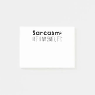 sarcasm post-it block