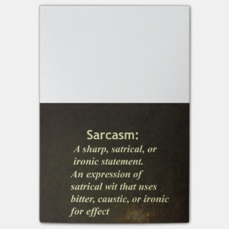 Sarcasm Post-it Block