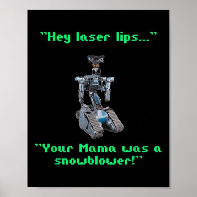 Sarcasm Robotics 5 Johnny Novelty Poster (Framsidan)
