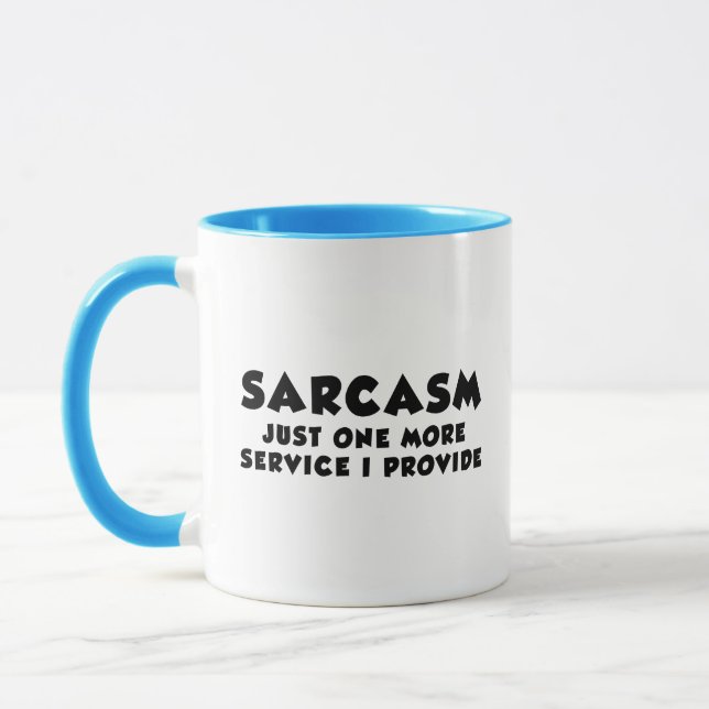 Sarcasm Service Coffee Mugg (Vänster)