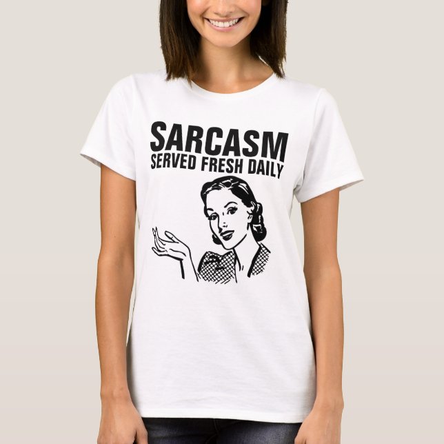 SARCASM SERVICERADE FRESH DAILY MAMMA T-Shirts (Framsida)