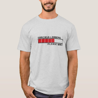 SARCASM SOM LADDAR DEN ROLIGA HUMORDATOREN FÖR TEE SHIRT