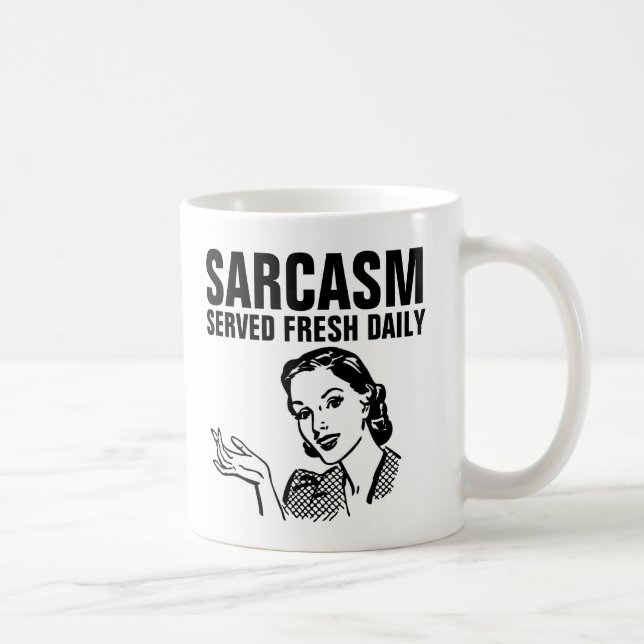 SARCASM TJÄNADE DAILY KAFFEMUGG (Höger)