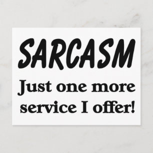 Sarcasm Vykort