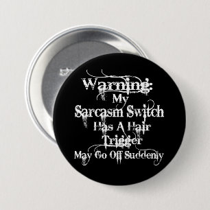 Sarcasm Warning Humor Knapp