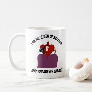 Sarcasms drottning kaffemugg