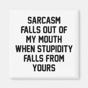 SarcasmStupidity Magnet