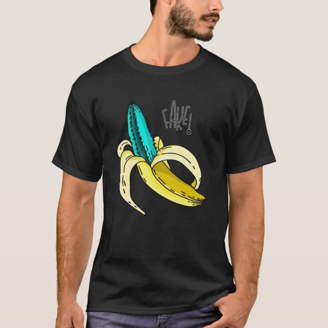 Sarcastic Banana Outfit Illustration Graphic Desig T Shirt (Framsida)