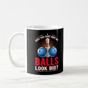 Sarcastic Bowling Ball Vuxen humor Kaffemugg