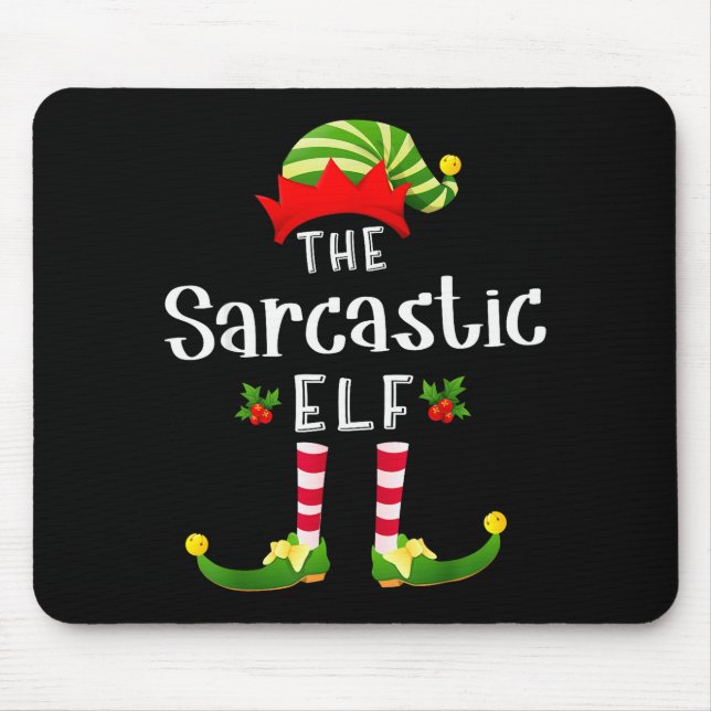 Sarcastic Christmas Elf Matching Pajama X-mas Part Musmatta (Framsidan)