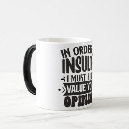 Sarcastic Coffee Quotes Magisk Mugg