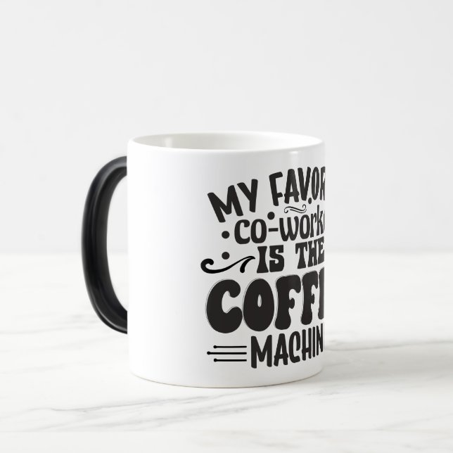 Sarcastic Coffee Quotes Magisk Mugg (Framsida vänster)