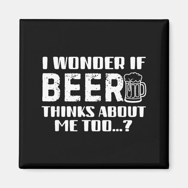 Sarcastic Drinking Funny Beer Day Drinking Beer Qu Magnet (Framsidan)