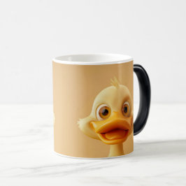 Sarcastic Duck Face 3D Magisk Mugg