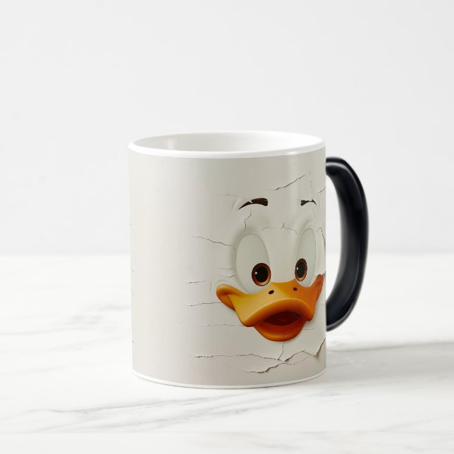 Sarcastic Duck Face 3D Magisk Mugg (Framsida höger)