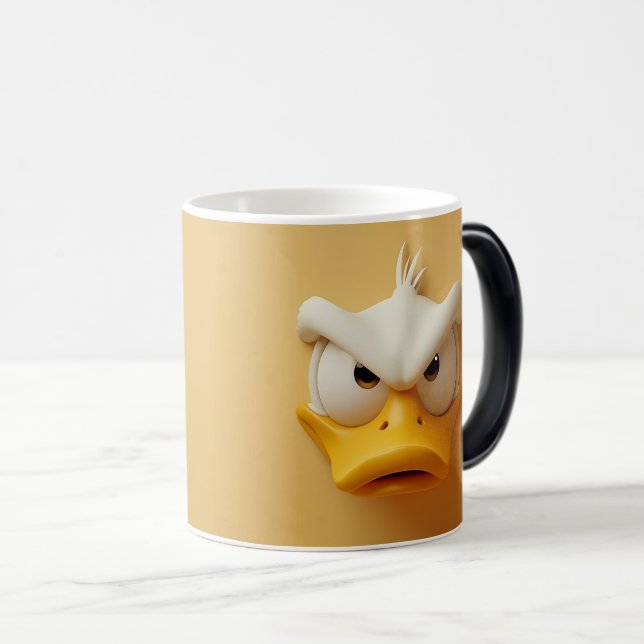 Sarcastic Duck Face 3D Magisk Mugg (Framsida höger)