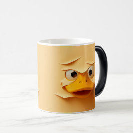 Sarcastic Duck Face 3D Magisk Mugg
