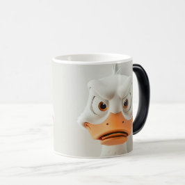 Sarcastic Duck Face 3D Magisk Mugg