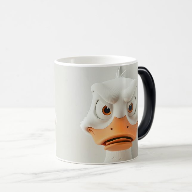Sarcastic Duck Face 3D Magisk Mugg (Framsida höger)