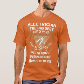 Sarcastic Electrician T Shirt
