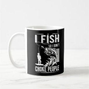 Sarcastic Fisherman Funny Fish Sarcasm Kaffemugg