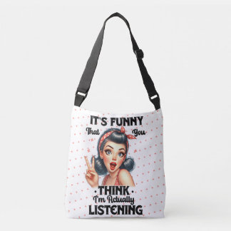 Sarcastic Funny Quote Girls Sak Axelväska