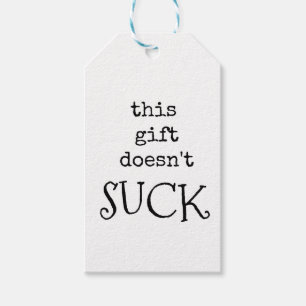Sarcastic Gift Märkres, Funny, Rude, Joke Märkre Presentetikett