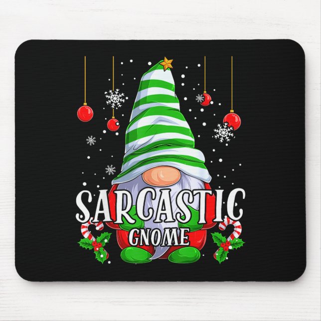 Sarcastic Gnome Christmas Pajamas Matching Family  Musmatta (Framsidan)