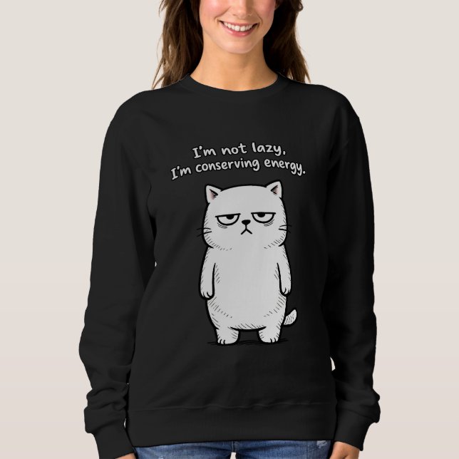 Sarcastic Humor Cat Graphic - Funny Animal Meme T Shirt (Framsida)