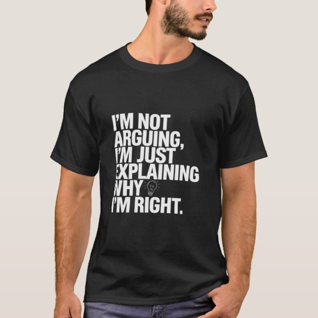 Sarcastic Humor Design - jag pratar inte om T Shirt (Framsida)