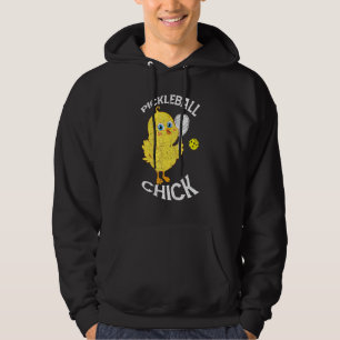 Sarcastic Humous Dink Pickleball Chick Player Hoodie