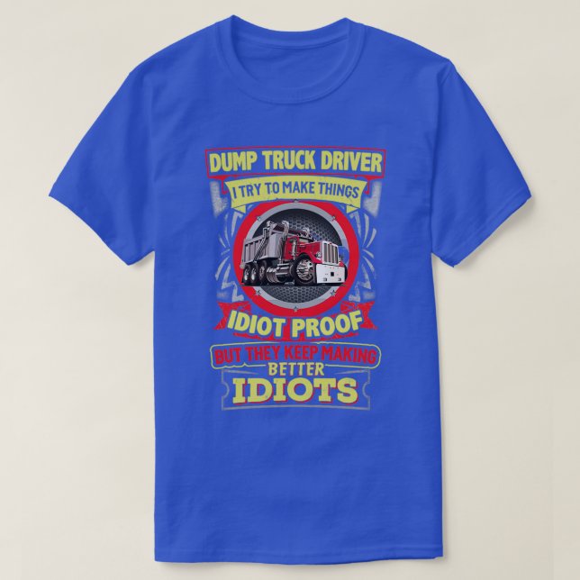 Sarcastic Lastbil Driver 7 T Shirt (Design framsida)