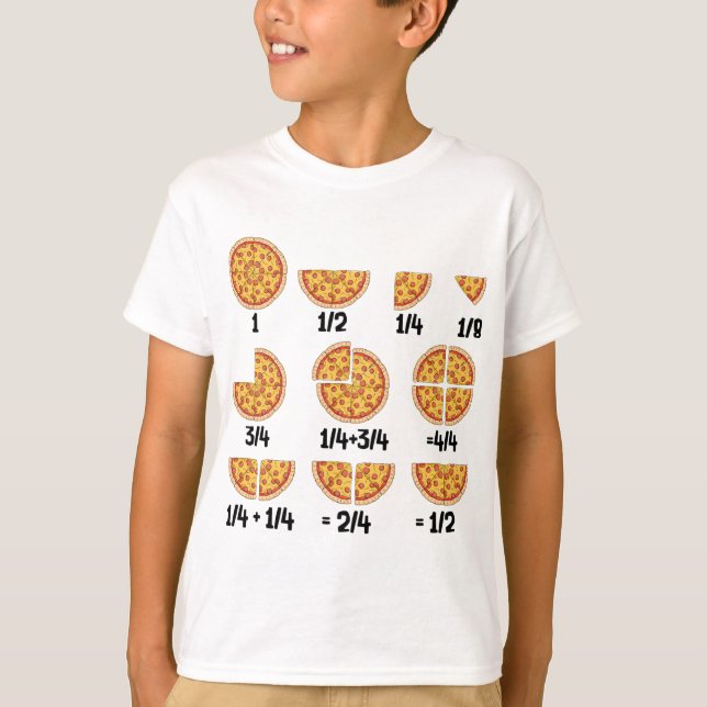 Sarcastic Mathematician Pizza Cheese Quick Math fo T Shirt (Framsida)