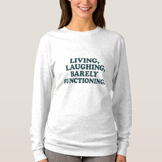  Sarcastic Mental Health Tee  (Framsida)