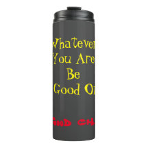 Sarcastic Motivational TypoGraph Thermal Tumbler