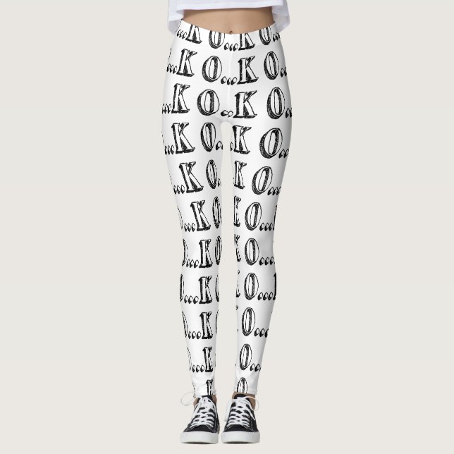 Sarcastic OK Leggings (Framsida)