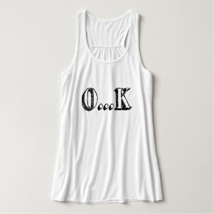 Sarcastic OK Linne Med Racerback