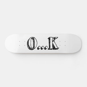 Sarcastic OK Mini Skateboard Bräda 18,5 Cm