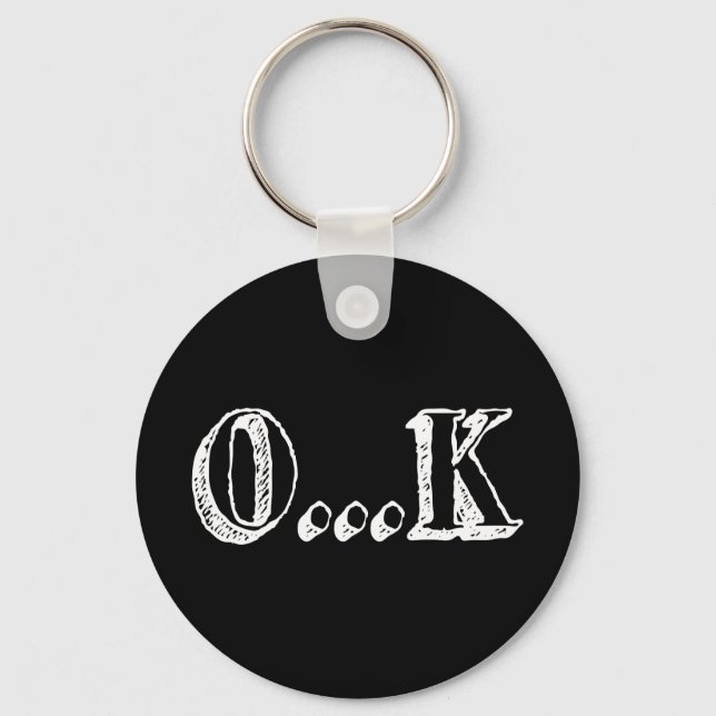 Sarcastic OK Nyckelring (Framsida)