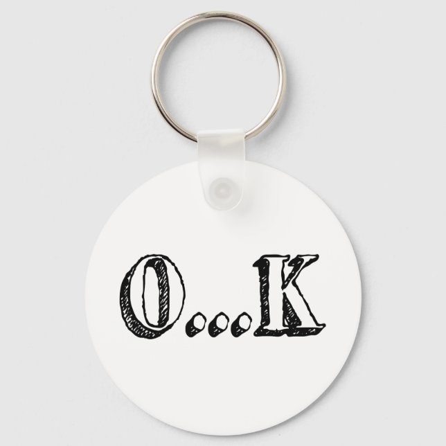 Sarcastic OK Nyckelring (Framsida)